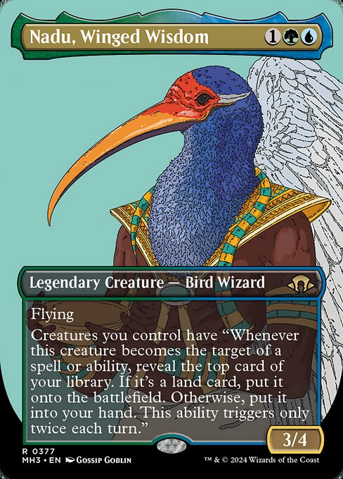 Modern Horizons 3 - 377 - Nadu, Winged Wisdom - Rare - UG - Non-foil