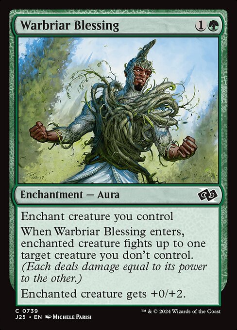 Foundations Jumpstart - 739 - Warbriar Blessing - Common - G - Non-foil