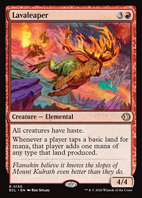 Lorwyn Eclipsed - 150 - Lavaleaper - Rare - R - Non-foil