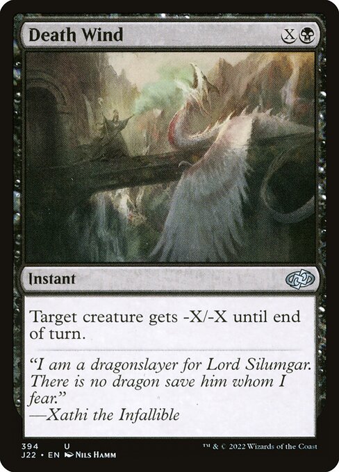 Jumpstart 2022 - 394 - Death Wind - Uncommon - B - Non-foil