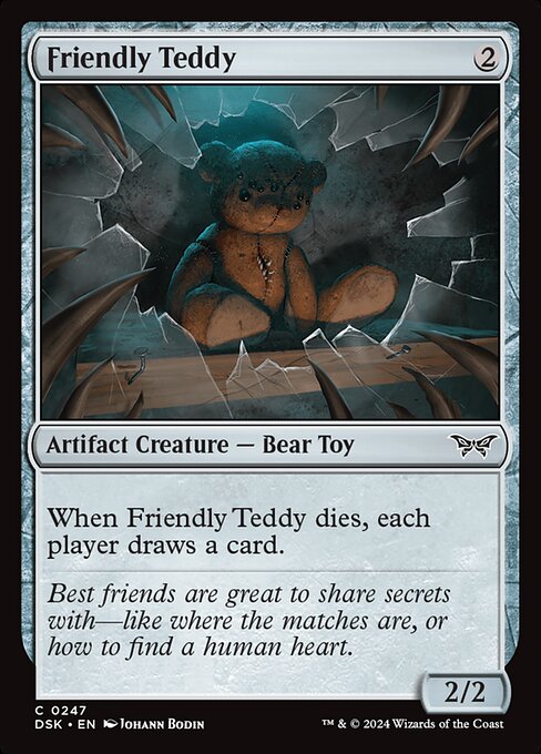 Duskmourn: House of Horror - 247 - Friendly Teddy - Common - C - Foil