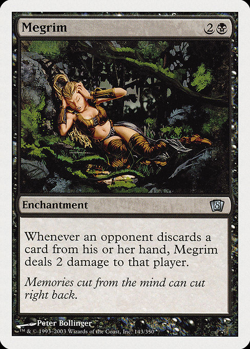 Eighth Edition - 143 - Megrim - Uncommon - B - Non-foil