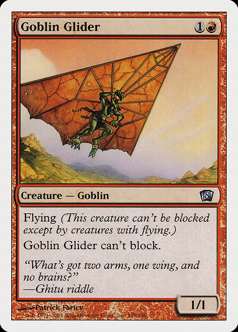 Eighth Edition - 189 - Goblin Glider - Uncommon - R - Non-foil