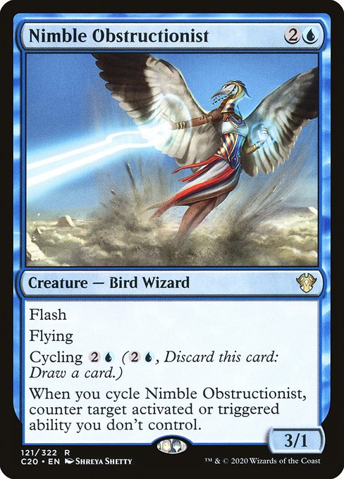 Commander 2020 - 121 - Nimble Obstructionist - Rare - U - Non-foil