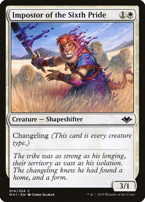 Modern Horizons - 14 - Impostor of the Sixth Pride - Common - W - Non-foil