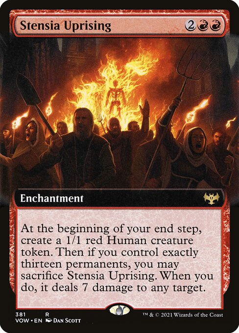 Innistrad: Crimson Vow - 381 - Stensia Uprising - Rare - R - Non-foil