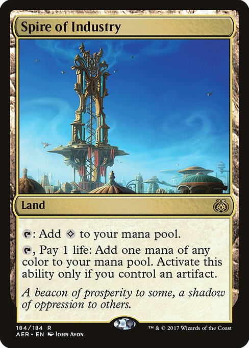 Aether Revolt - 184 - Spire of Industry - Rare - C - Foil