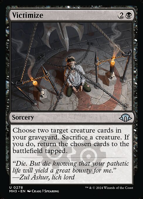 Modern Horizons 3 - 278 - Victimize - Uncommon - B - Non-foil
