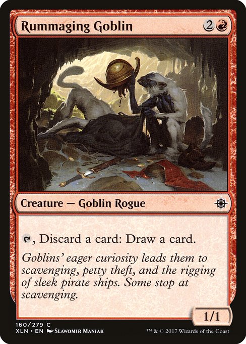 Ixalan - 160 - Rummaging Goblin - Common - R - Non-foil