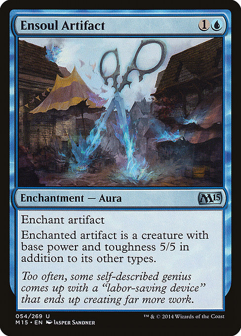 Magic 2015 - 54 - Ensoul Artifact - Uncommon - U - Non-foil