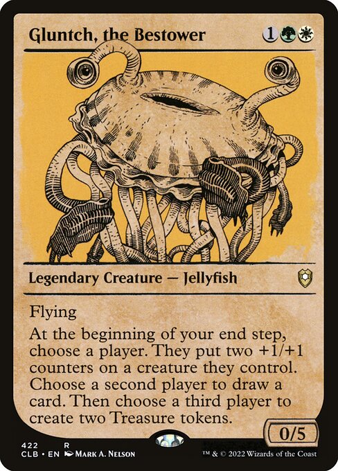 Commander Legends: Battle for Baldur's Gate - 422 - Gluntch, the Bestower - Rare - WG - Foil