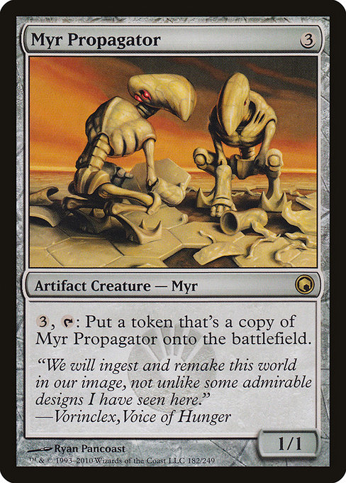 Scars of Mirrodin - 182 - Myr Propagator - Rare - C - Non-foil