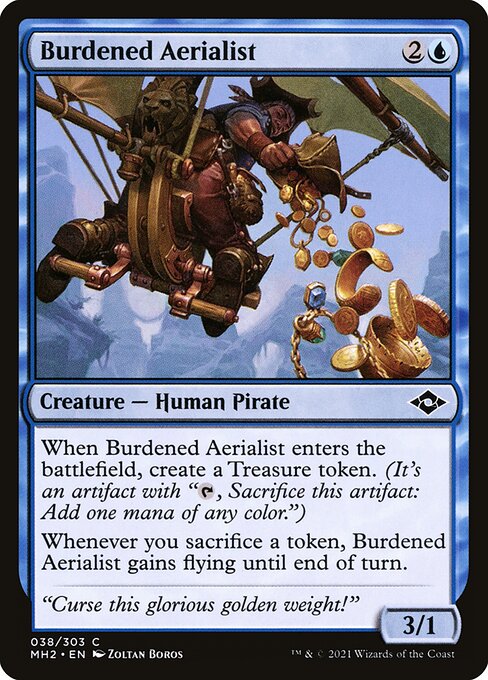 Modern Horizons 2 - 38 - Burdened Aerialist - Common - U - Non-foil