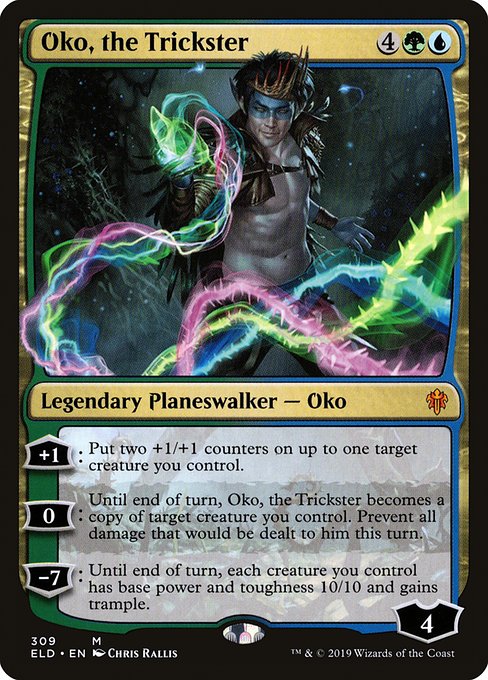 Throne of Eldraine - 309 - Oko, the Trickster - Mythic - UG - Foil