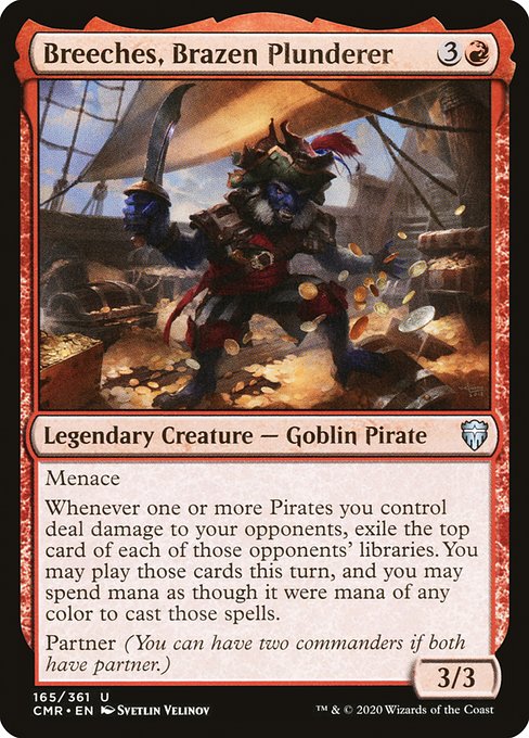 Commander Legends - 165 - Breeches, Brazen Plunderer - Uncommon - R - Non-foil
