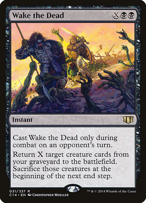 Commander 2014 - 31 - Wake the Dead - Rare - B - Non-foil