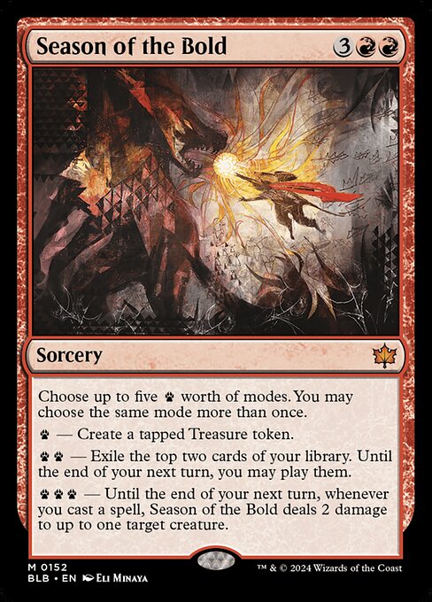 Bloomburrow - 152 - Season of the Bold - Mythic - R - Non-foil