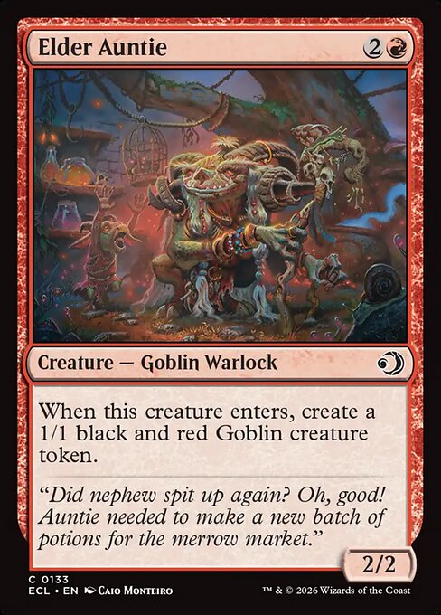 Lorwyn Eclipsed - 133 - Elder Auntie - Common - R - Non-foil