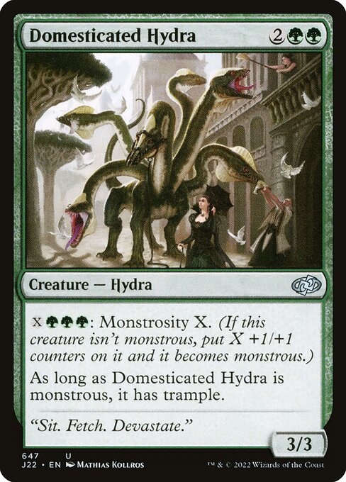 Jumpstart 2022 - 647 - Domesticated Hydra - Uncommon - G - Non-foil
