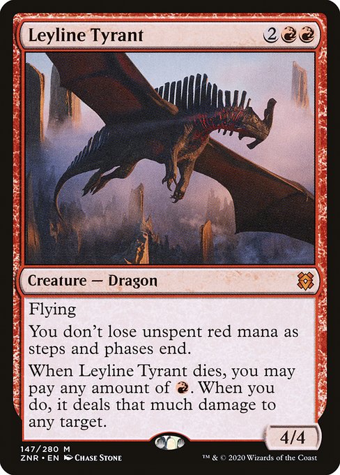Zendikar Rising - 147 - Leyline Tyrant - Mythic - R - Foil