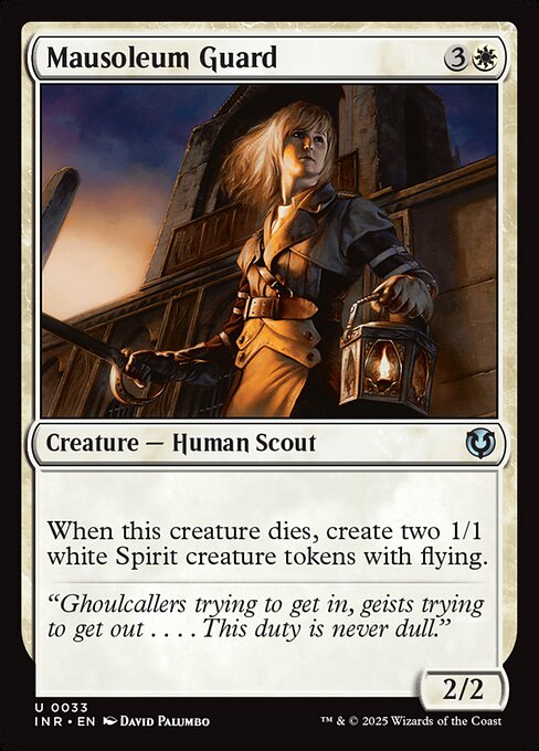 Innistrad Remastered - 33 - Mausoleum Guard - Uncommon - W - Non-foil