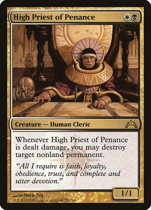 Gatecrash - 171 - High Priest of Penance - Rare - WB - Non-foil