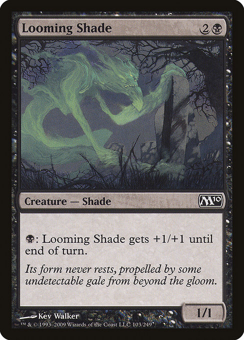 Magic 2010 - 103 - Looming Shade - Common - B - Non-foil