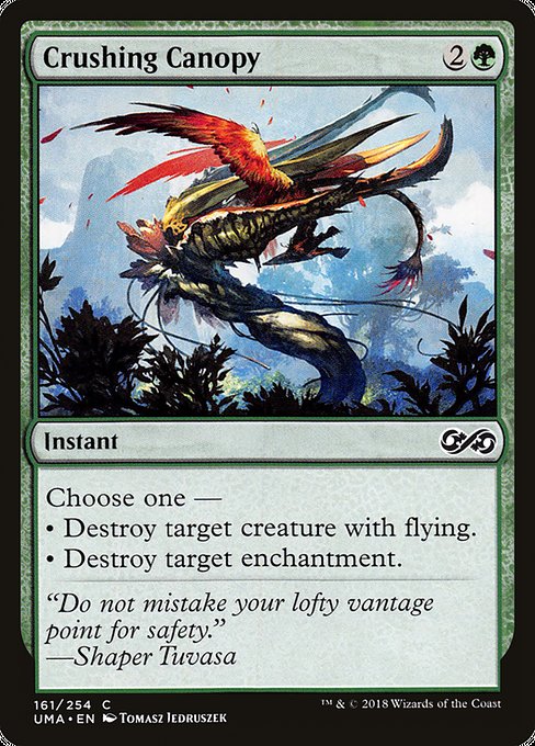 Ultimate Masters - 161 - Crushing Canopy - Common - G - Non-foil