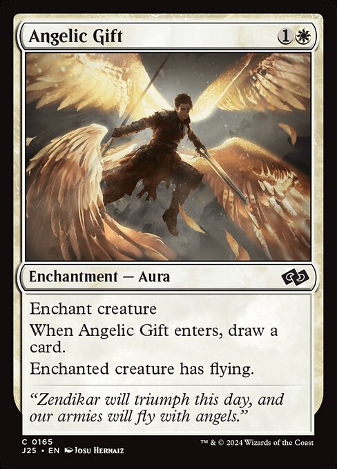 Foundations Jumpstart - 165 - Angelic Gift - Common - W - Non-foil