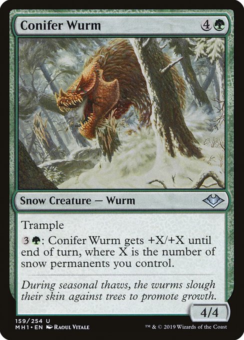 Modern Horizons - 159 - Conifer Wurm - Uncommon - G - Non-foil