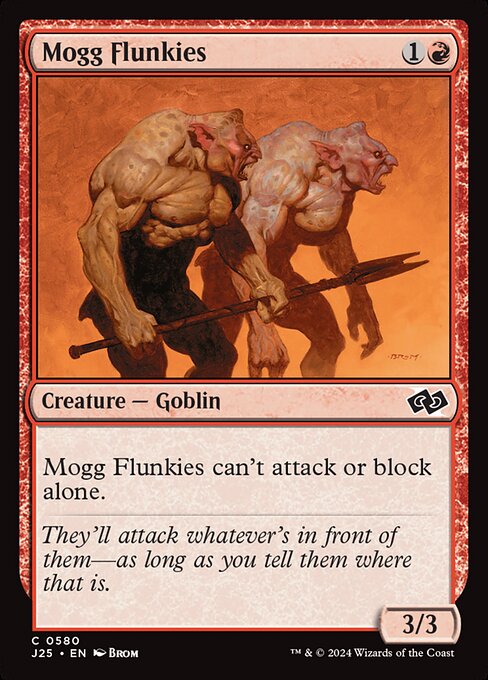 Foundations Jumpstart - 580 - Mogg Flunkies - Common - R - Non-foil