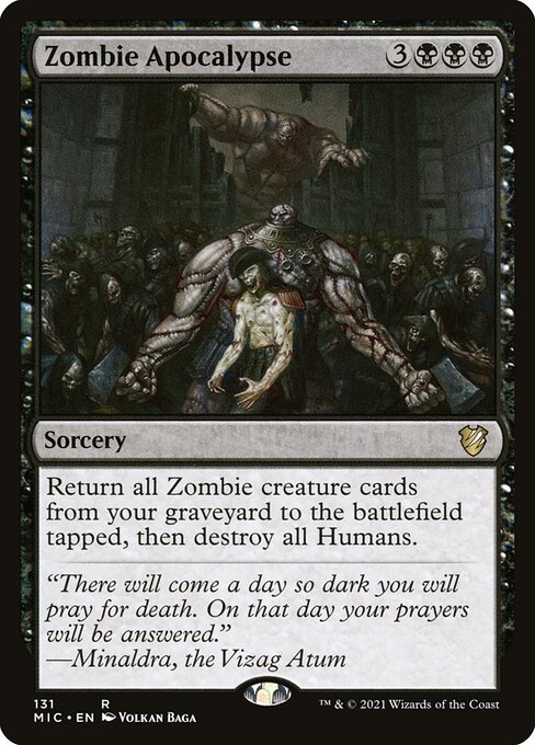 Midnight Hunt Commander - 131 - Zombie Apocalypse - Rare - B - Non-foil