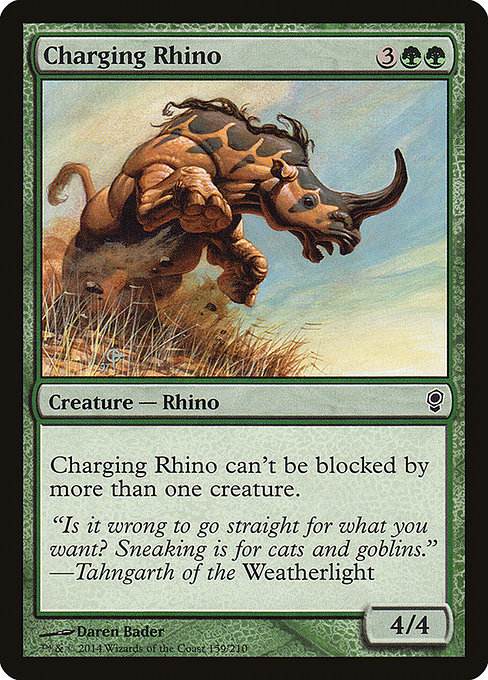 Conspiracy - 159 - Charging Rhino - Common - G - Non-foil