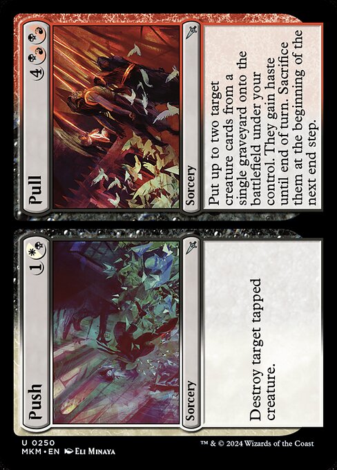 Murders at Karlov Manor - 250 - Push // Pull - Uncommon - Multi - Non-foil