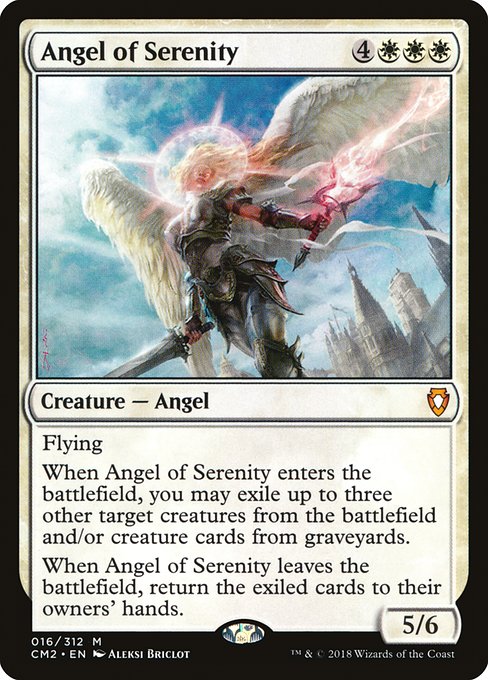 Commander Anthology Volume II - 16 - Angel of Serenity - Mythic - W - Non-foil