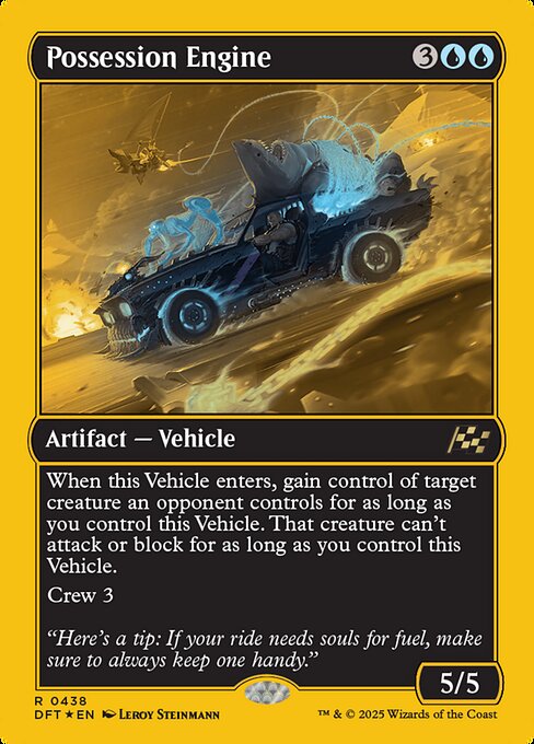Aetherdrift - 438 - Possession Engine - Rare - U - Foil