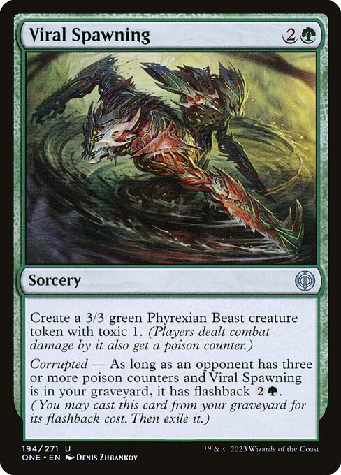 Phyrexia: All Will Be One - 194 - Viral Spawning - Uncommon - G - Non-foil