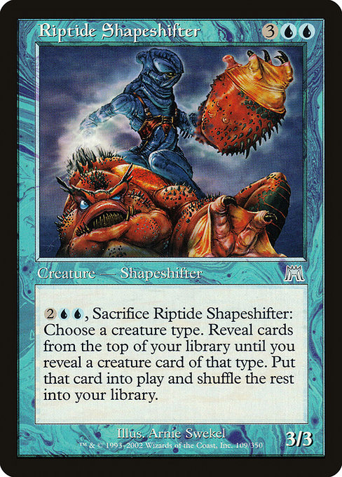 Onslaught - 109 - Riptide Shapeshifter - Uncommon - U - Non-foil