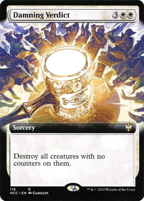 New Capenna Commander - 116 - Damning Verdict - Rare - W - Non-foil