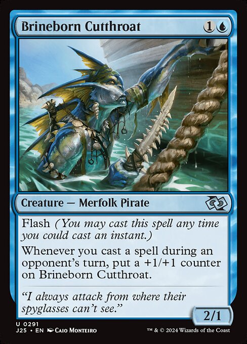 Foundations Jumpstart - 291 - Brineborn Cutthroat - Uncommon - U - Non-foil