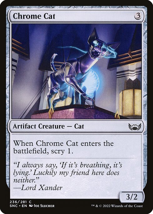 Streets of New Capenna - 236 - Chrome Cat - Common - C - Non-foil