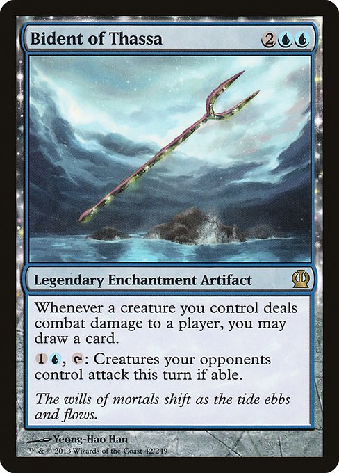 Theros - 42 - Bident of Thassa - Rare - U - Non-foil