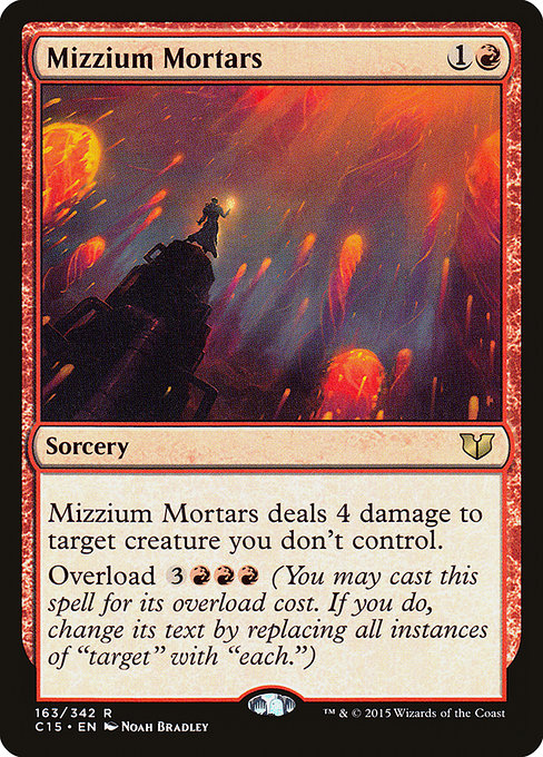 Commander 2015 - 163 - Mizzium Mortars - Rare - R - Non-foil