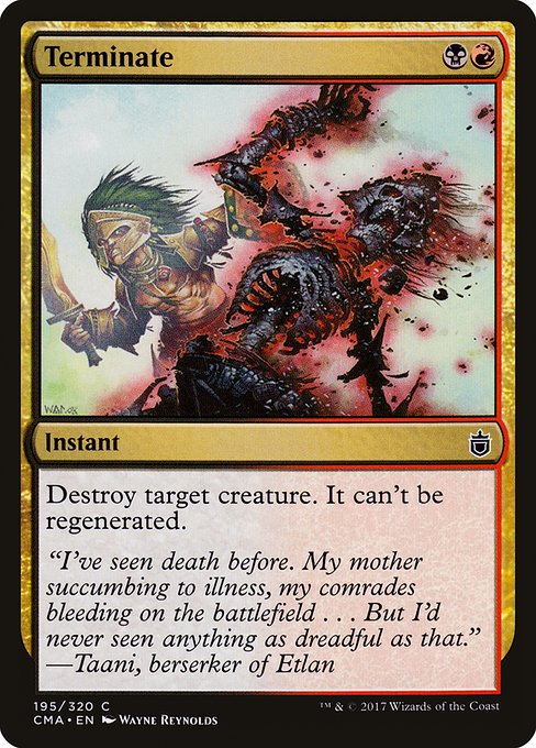 Commander Anthology - 195 - Terminate - Common - BR - Non-foil