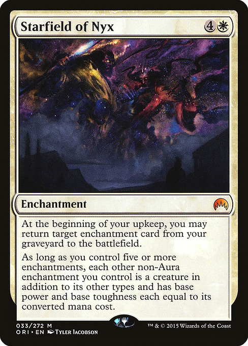 Magic Origins - 33 - Starfield of Nyx - Mythic - W - Non-foil