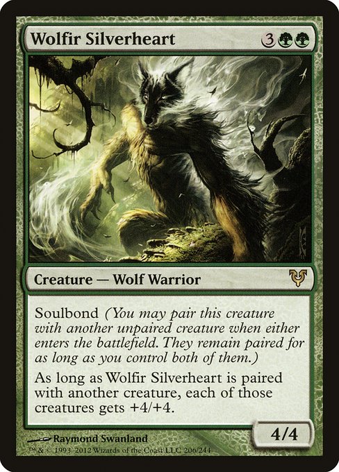 Avacyn Restored - 206 - Wolfir Silverheart - Rare - G - Non-foil