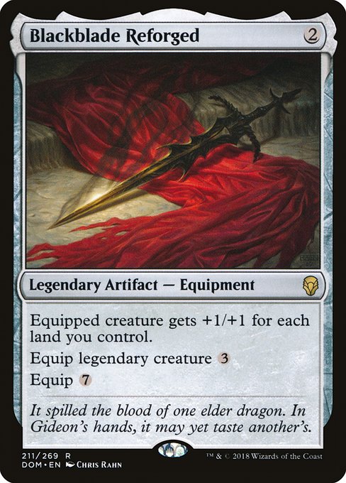 Dominaria - 211 - Blackblade Reforged - Rare - C - Non-foil