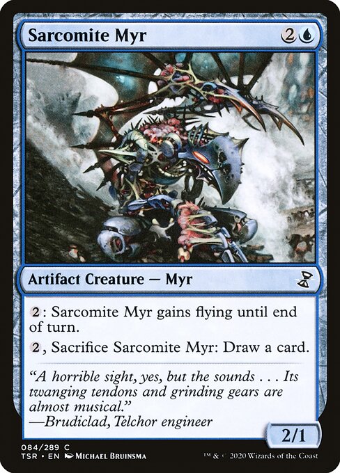 Time Spiral Remastered - 84 - Sarcomite Myr - Common - U - Foil
