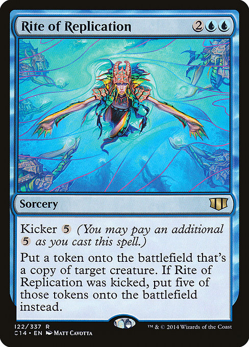 Commander 2014 - 122 - Rite of Replication - Rare - U - Non-foil