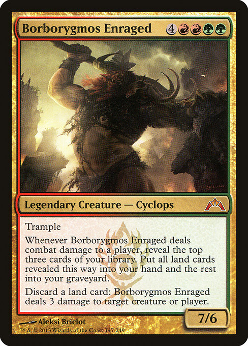 Gatecrash - 147 - Borborygmos Enraged - Mythic - RG - Non-foil